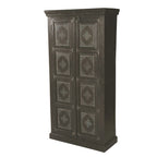HomeRoots 72 Dark Brown Solid Wood Pantry Or Storage Closet - 36' X '72' X '16