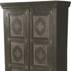 HomeRoots 72 Dark Brown Solid Wood Pantry Or Storage Closet - 36' X '72' X '16