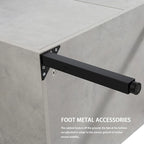 24 Inch/30 Inch /36 Inch Bathroom Vanity W/Sink Freestanding/Wall Mounted Vanity Ceramic Sink Set With Adjustable Shelf