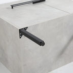 24 Inch/30 Inch /36 Inch Bathroom Vanity W/Sink Freestanding/Wall Mounted Vanity Ceramic Sink Set With Adjustable Shelf