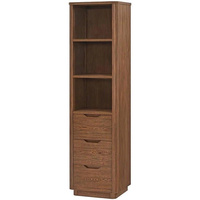 Photo of Miseno MV-HARB20-SCA Harbin 72 Wood Free Standing Linen Tower