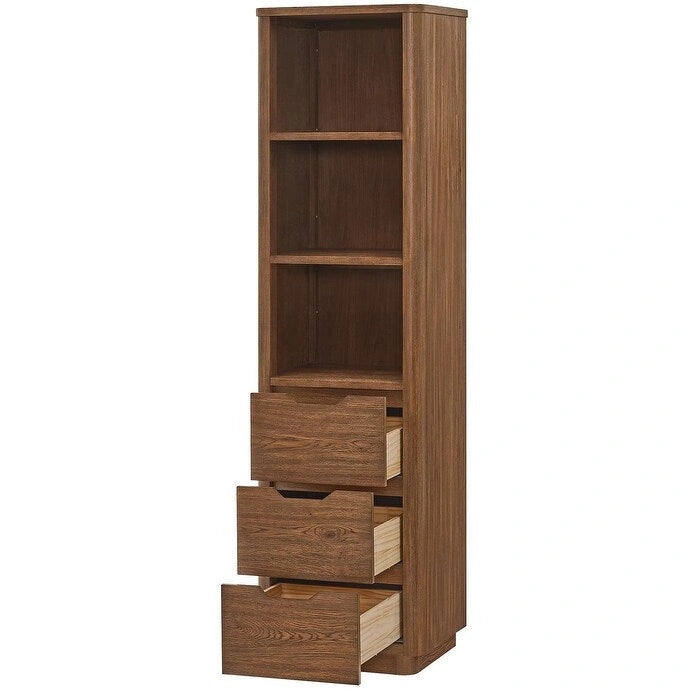 Miseno MV-HARB20-SCA Harbin 72 Wood Free Standing Linen Tower