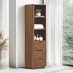Miseno MV-HARB20-SCA Harbin 72 Wood Free Standing Linen Tower