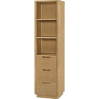 Miseno MV-HARB20-SCA Harbin 72 Wood Free Standing Linen Tower