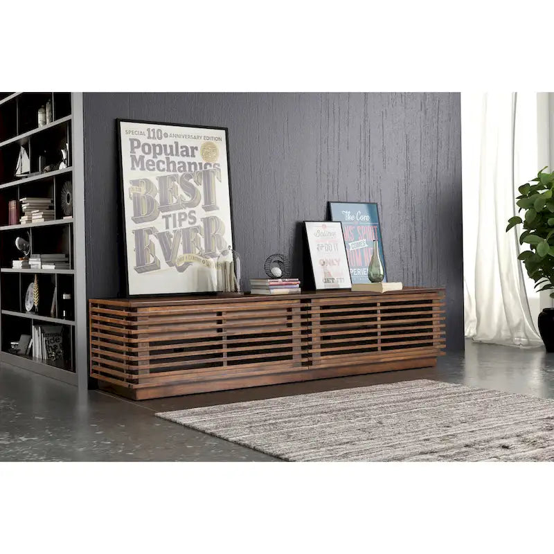 Photo of Linea Wide Entertainment Stand Walnut