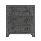 Bar Harbor Raffia 3 Drawer Chest