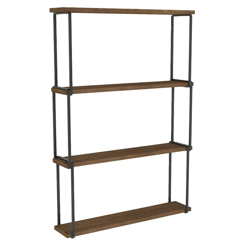 Wallniture Porto 24x4.5 Living Room Shelf, Kitchen Shelf Decor, Walnut