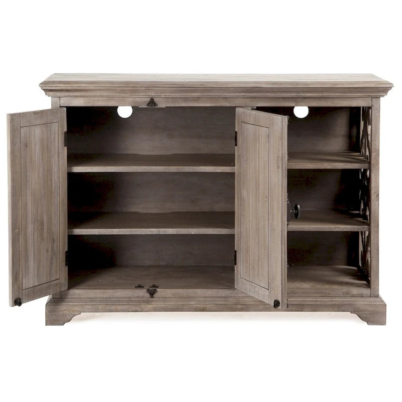 Tinley Park Traditional Dove Tail Grey Printer Stand