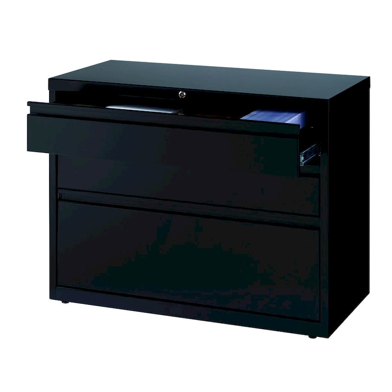 Photo of Commercial 36 Wide 3-drawer Lateral Storage File Cabinet, Black