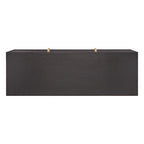 Cheyenne Black Finish Server with Gold Metal Base by iNSPIRE Q Modern