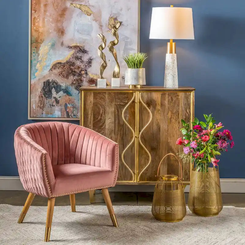 Wentworth 2 Door Mango Wood Cabinet - 40 x 16 x 40