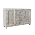Photo of Antique Finish 2-door Sideboard Cabinet (India)