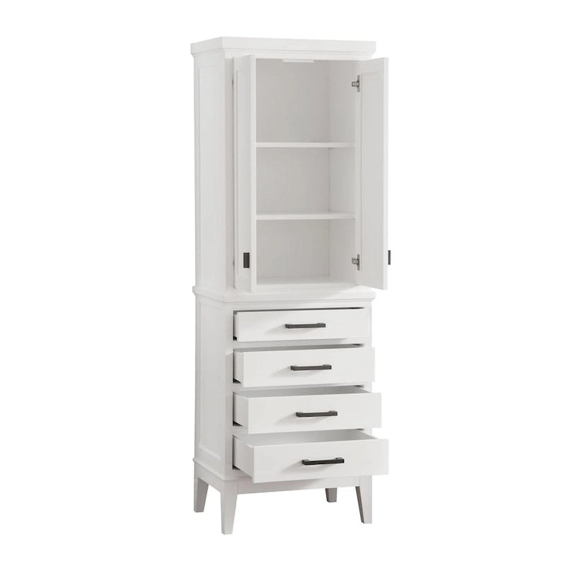 Avanity Madison 24-inch Linen Tower in White - 24W x