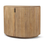 Photo of Terra Light Brown Solid Wood Accent Cabinet