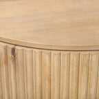 Terra Light Brown Solid Wood Accent Cabinet