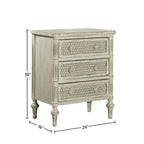 Small 24-inch Distressed Finish Mesh Front Field Chest