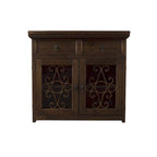 Solid Reclaimed Barn Wood & Wrought Iron Hardware Buffet & Sideboard 39 Width - N/A