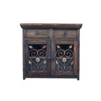 Photo of Solid Reclaimed Barn Wood & Wrought Iron Hardware Buffet & Sideboard 39 Width - N/A