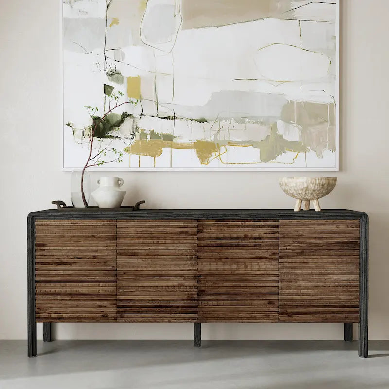 Photo of Classic Home Elodie 4-Door Sideboard - 79Wx17Dx34H