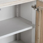 Classic Home Elodie 4-Door Sideboard - 79Wx17Dx34H