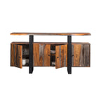 Kappelman Grey Sheesham and Black 4-door Server