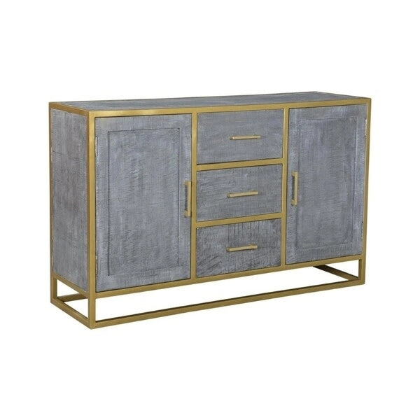 Raven Mango Wood Sideboard Buffet Cabinet