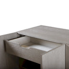 Cruz Transitional Grey Solid Wood Dining Server with Doors