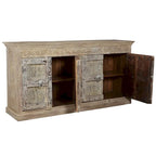 Photo of Timbergirl Solid Wood Sideboard Buffet with 4 Doors - 89
