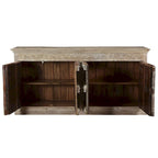 Timbergirl Solid Wood Sideboard Buffet with 4 Doors - 89