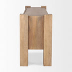 Beth Light Brown Wood w/ 3 Doors Sideboard - 74.5L x 20.0W x 33.0H