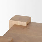 Beth Light Brown Wood w/ 3 Doors Sideboard - 74.5L x 20.0W x 33.0H