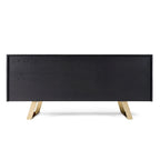 Finley Mid-Century Black & Gold Buffet