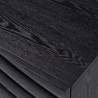 Finley Mid-Century Black & Gold Buffet