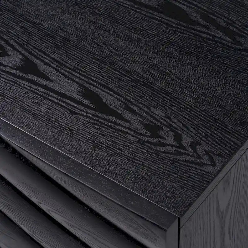 Finley Mid-Century Black & Gold Buffet