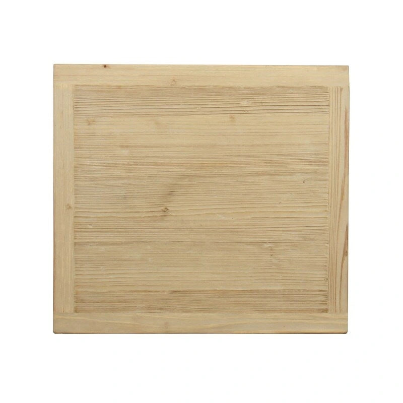 Nightstand with three drawers weathered natural 24x18x26H