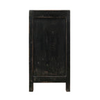 Four Drawers Sideboard Distressed Black 93x18x35H