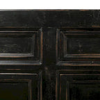 Four Drawers Sideboard Distressed Black 93x18x35H